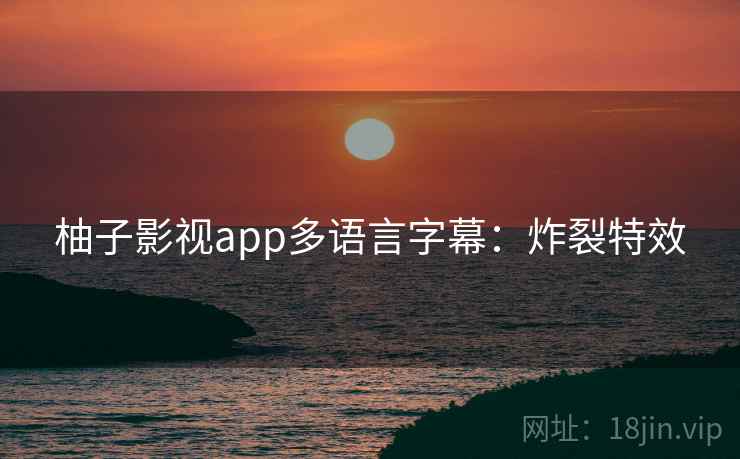 柚子影视app多语言字幕：炸裂特效
